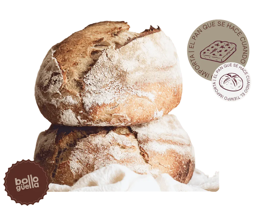 Pan de masa madre Bollo Güella